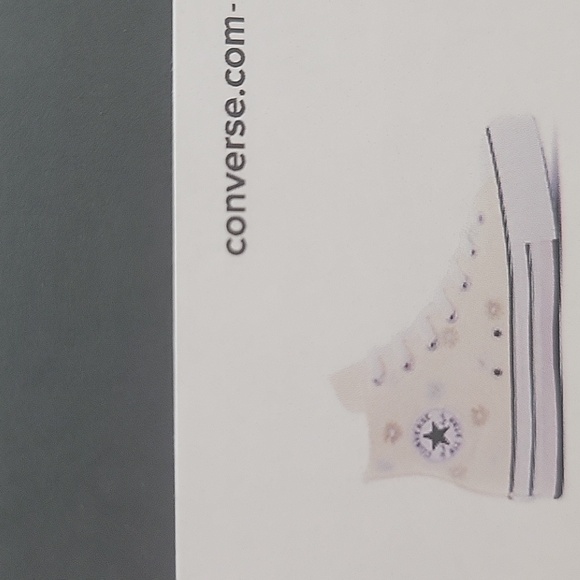 Converse Women's White High-Top Sneakers - Picture 14 of 15